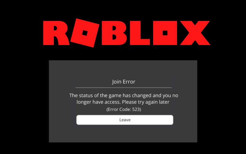 Fix Roblox Error Code 523 [100% Working]