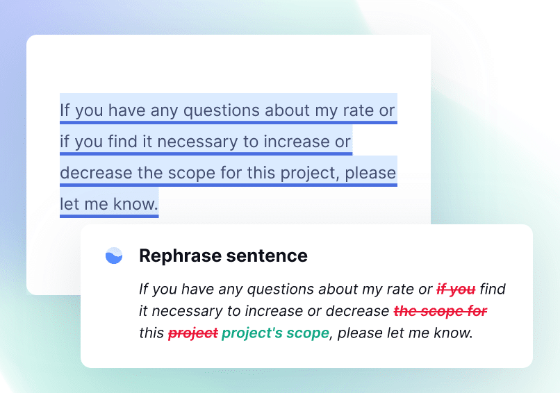 Grammarly Example
