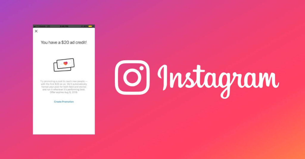 how to claim ad credit on instagram