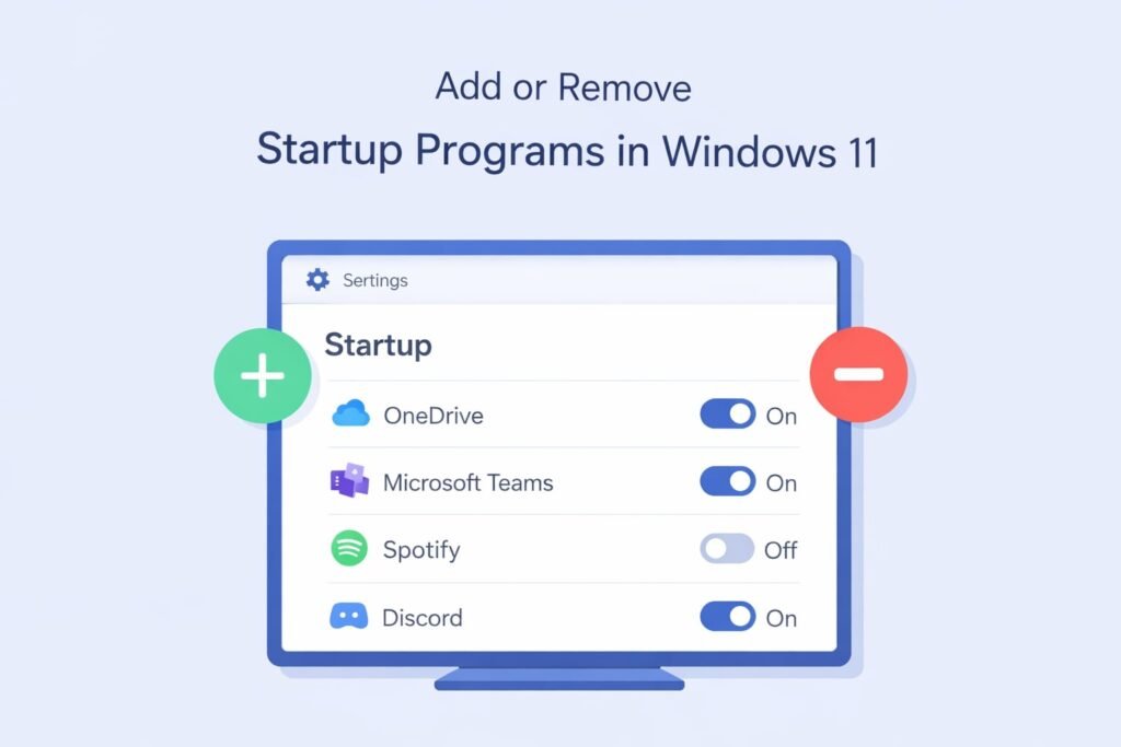 Add or Remove Startup Programs in Windows 11