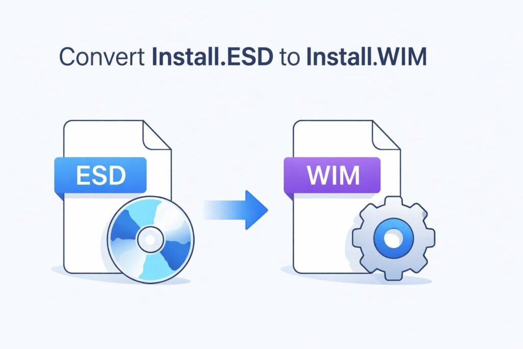 Convert Install.ESD to Install.WIM