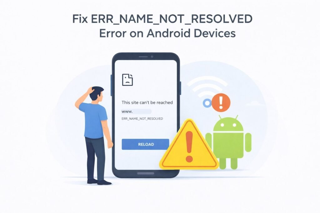 Fix ERR_NAME_NOT_RESOLVED Error on Android Devices