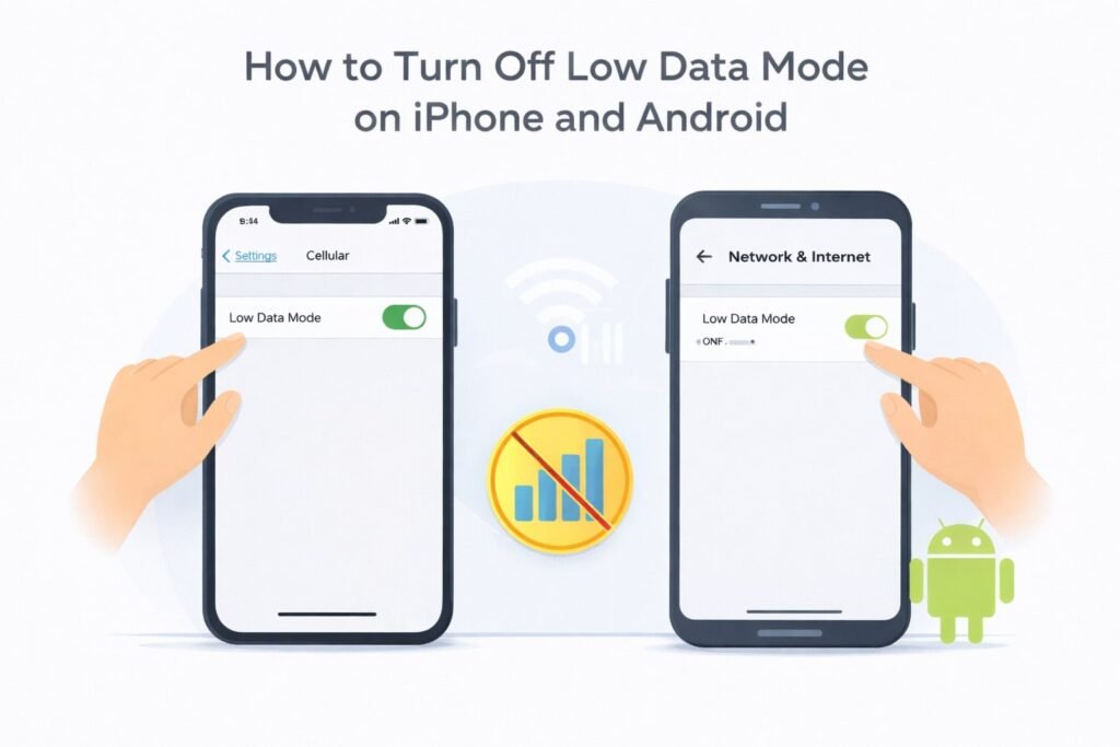 How to Turn Off Low Data Mode on iPhone and Android