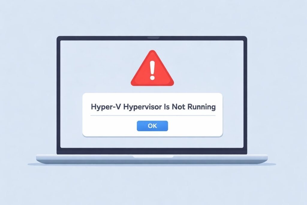 Hyper-V Hypervisor Is Not Running