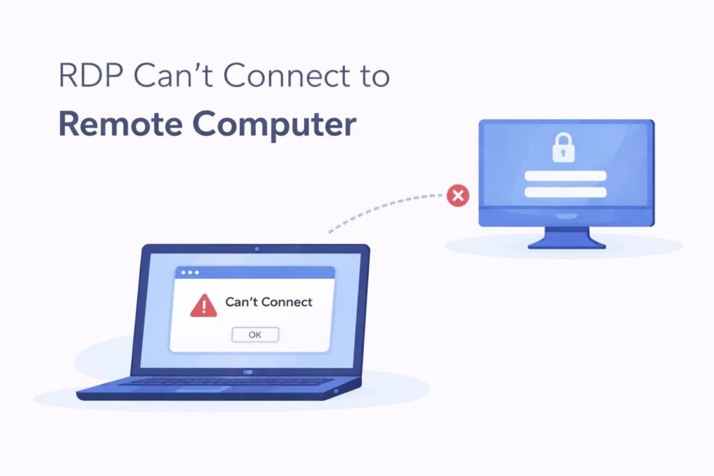 RDP Can't Connect to Remote Computer