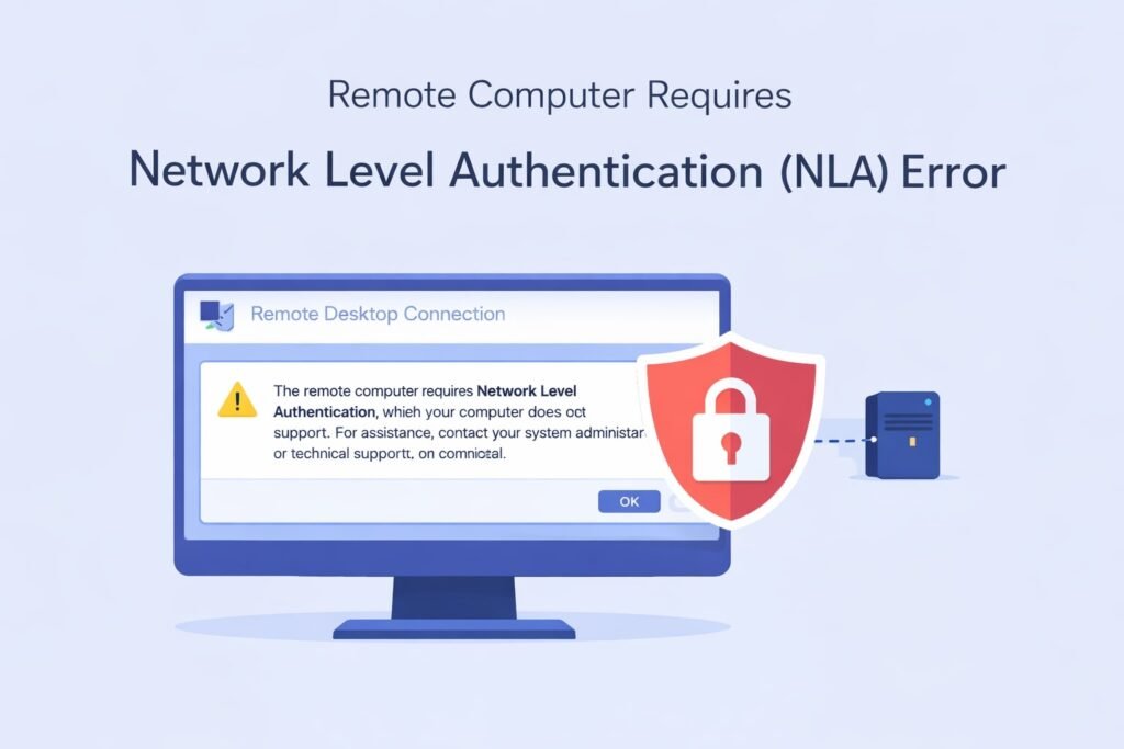 Remote Computer Requires Network Level Authentication Error