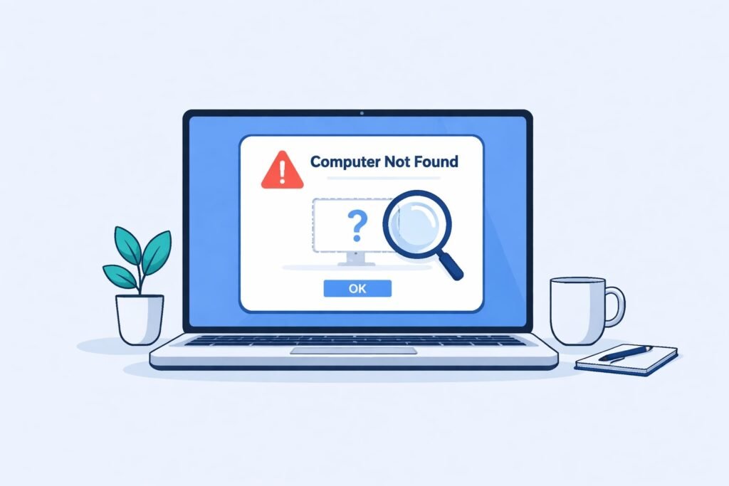 Remote Desktop Can't Find the Computer