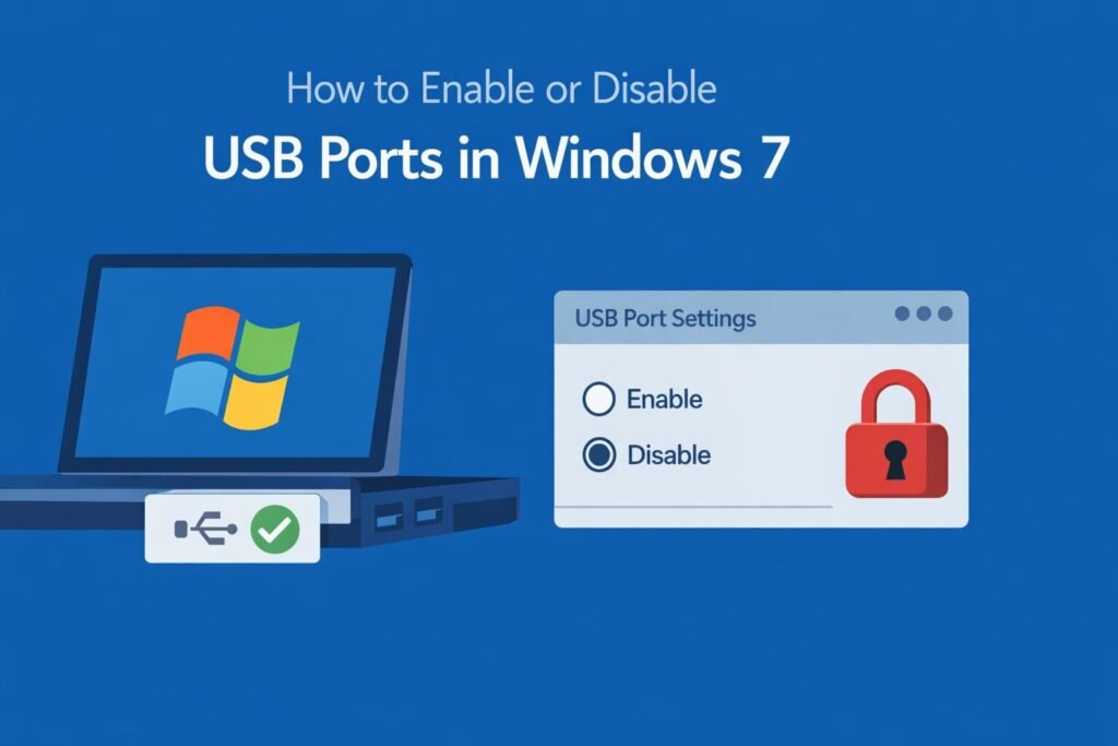 Enable or Disable USB Ports in Windows