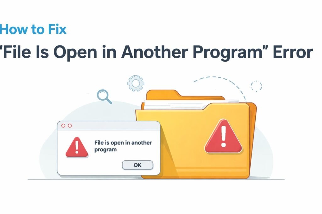 File Is Open in Another Program Error