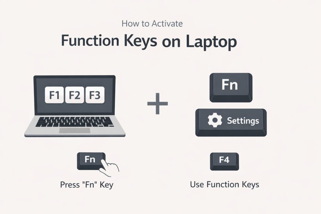 How to Activate Function Keys on Laptop