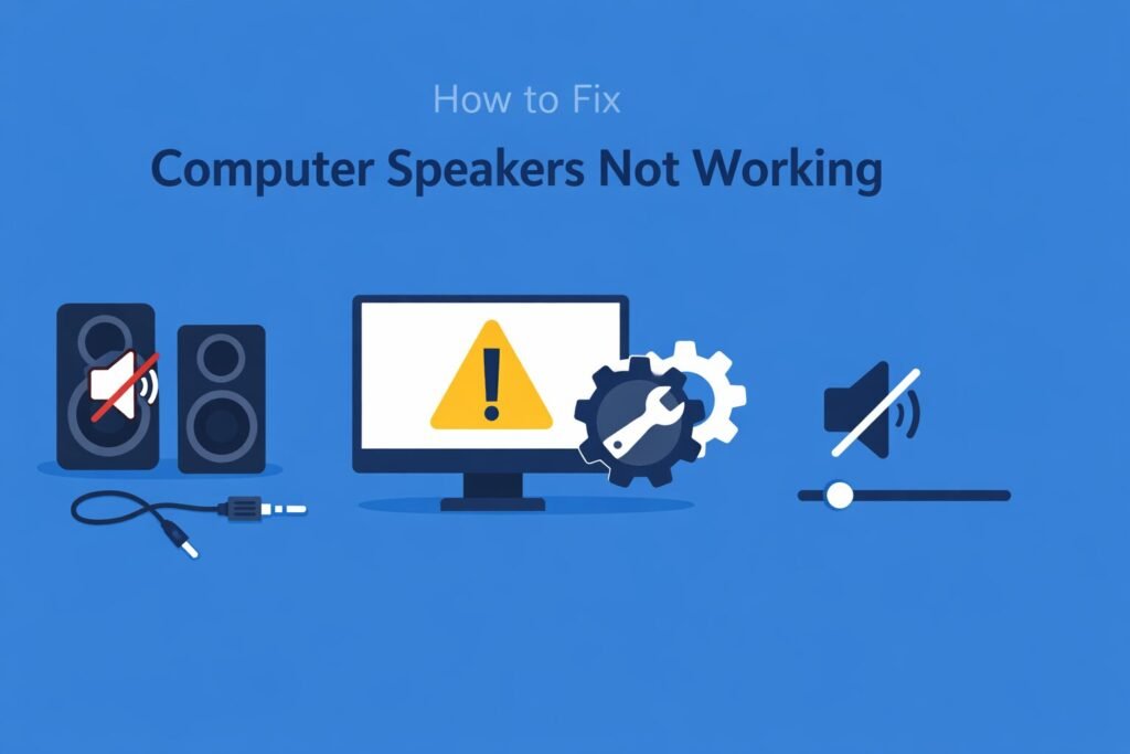 How to Fix Computer Speakers Not Working