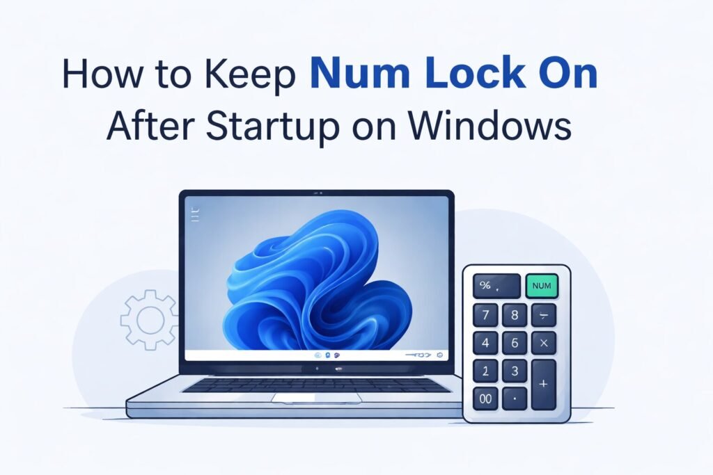 How to Keep Num Lock On After Startup on Windows