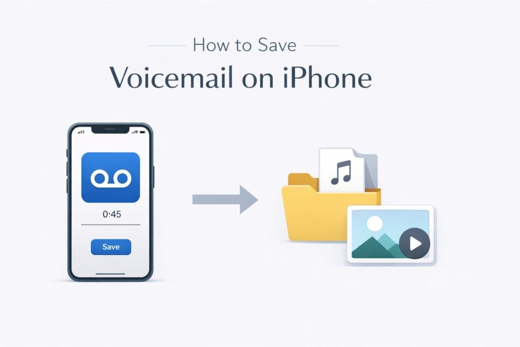 How to Save Voicemail on iPhone